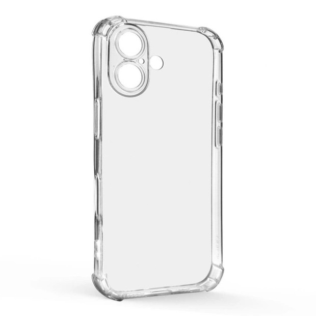 Силикон 6D Apple iPhone 16 (ShutCam) (Прозрачный) Силикон 6D Apple iPhone 16 (ShutCam) (Прозрачный)