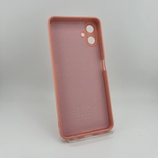 Силикон Original Samsung Galaxy A06 (ShutCam) (Бледно-розовый)