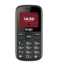 Мобільний телефон Ergo R202 Dual Sim Black Мобільний телефон Ergo R202 Dual Sim Black