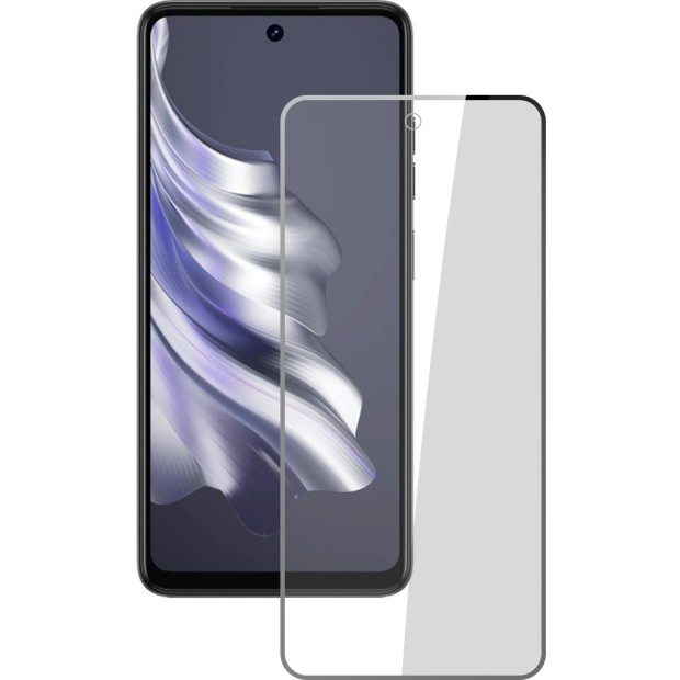 Захисне скло 5D Standard Tecno Spark 20 (KJ5n) Black