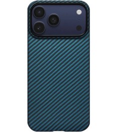 Накладка Pitaka Ultra-Slim Twill Apple iPhone 17 Pro (Blue / Grey)