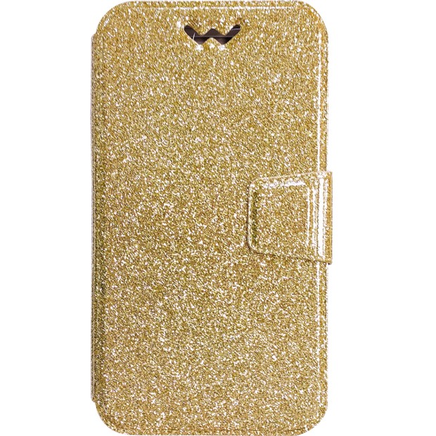 Чехол-книжка Shining Universal 4.5" (золотой)