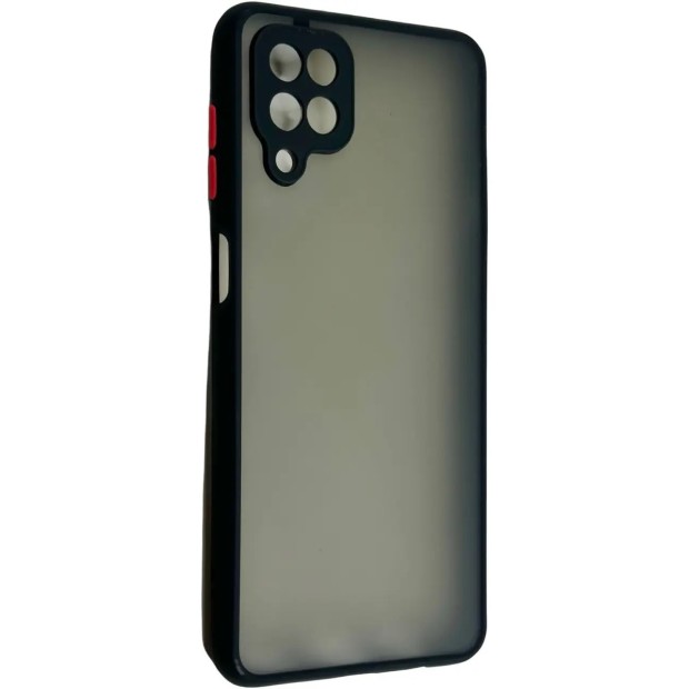 Накладка Chrome Matte Samsung Galaxy A12 (ShutCam) (Чорний), Харків, Київ, Україна