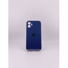 Силіконовий Оригінальний Чохол RoundCam для Apple iPhone 12 Mini (32) Глибокий Синій