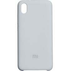 Силіконовий оригінальний чохол 360 Logo для Xiaomi Redmi 7A (Сірий)
