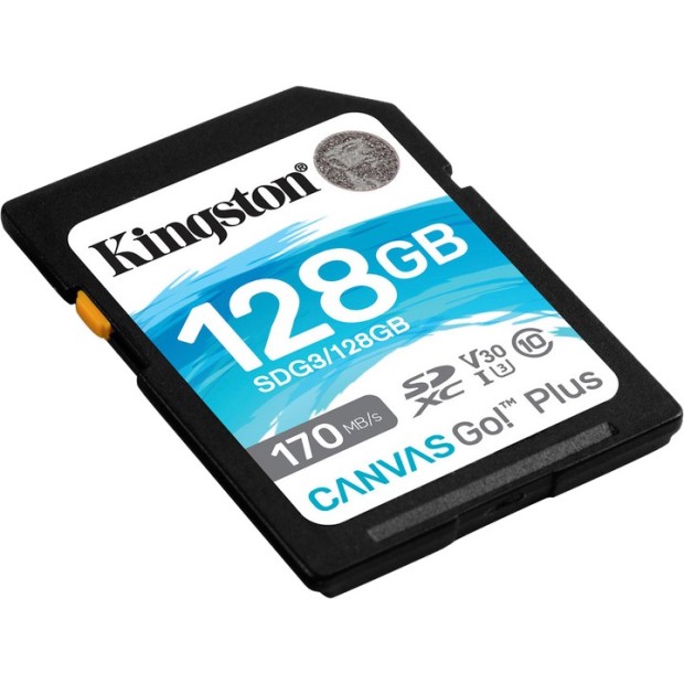 Карта памяти Kingston Canvas Go! Plus SDXC 128Gb (UHS-1) (Class 10)