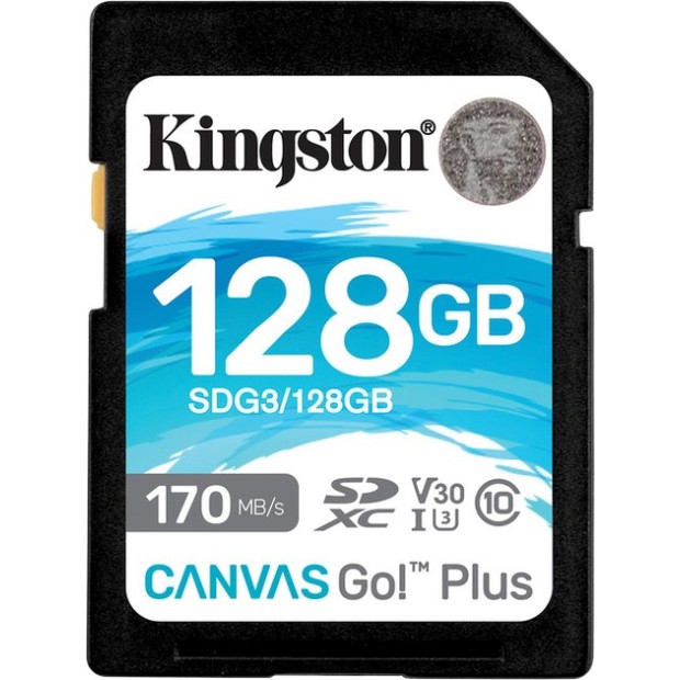 Карта пам'яті Kingston Canvas Go! Plus SDXC 128Гб (UHS-1) (Клас 10)