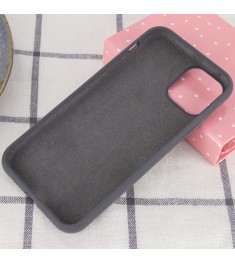 Силіконовий чохол Original Round Case для Apple iPhone 11 (19) темно-сірий