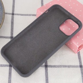 Силіконовий чохол Original Round Case для Apple iPhone 11 (19) темно-сірий