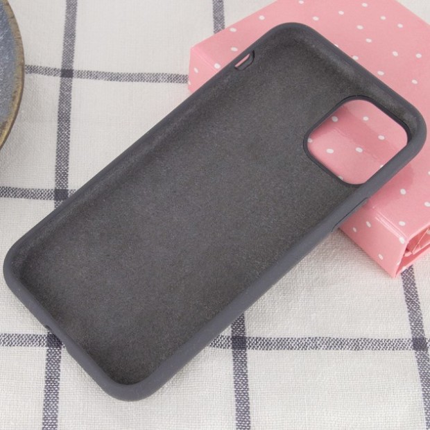 Силіконовий чохол Original Round Case для Apple iPhone 11 (19) темно-сірий