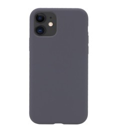 Силіконовий чохол Original Round Case для Apple iPhone 11 (19) темно-сірий