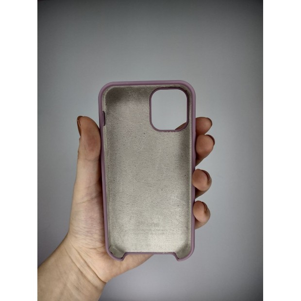 Силіконовий оригінальний чохол Apple iPhone 12 mini (01) Колір: Журавлина