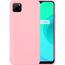 Силикон Original 360 Case Logo Realme C11 (Розовый)