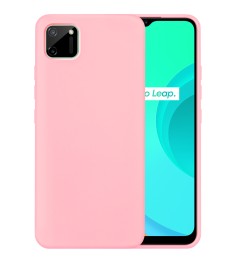 Силикон Original 360 Case Logo Realme C11 (Розовый)