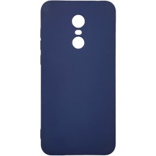 Силіконовий чохол iNavi Color для Xiaomi Redmi 5 (темно-синій)