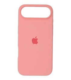 Силіконовий оригінальний чохол круглої форми для Apple iPhone 17 Air (76) рожево..