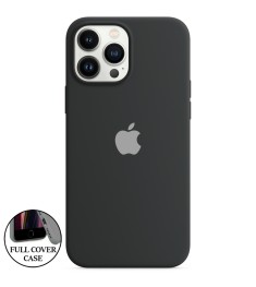 Силикон Original Round Case Apple iPhone 13 Pro Max (07) Black