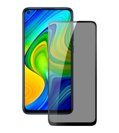 Захисне скло 5D Privacy HD для Xiaomi Redmi Note 9  /  Redmi 10X Чорне