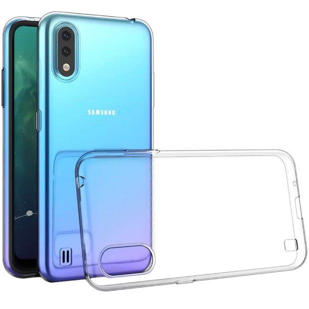 Силіконовий прозорий чохол Virgin для Samsung Galaxy A01 (2020)