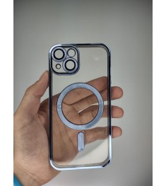 Чехол UMKU Shining with MagSafe Apple iPhone 14 (Sierra Blue)