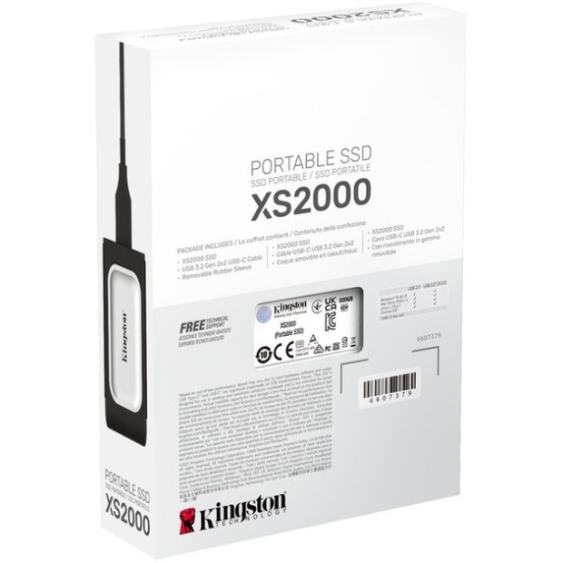 SSD-диск Kingston XS2000 500GB USB3.2 / Type-C SSD-диск Kingston XS2000 500GB USB3.2 / Type-C