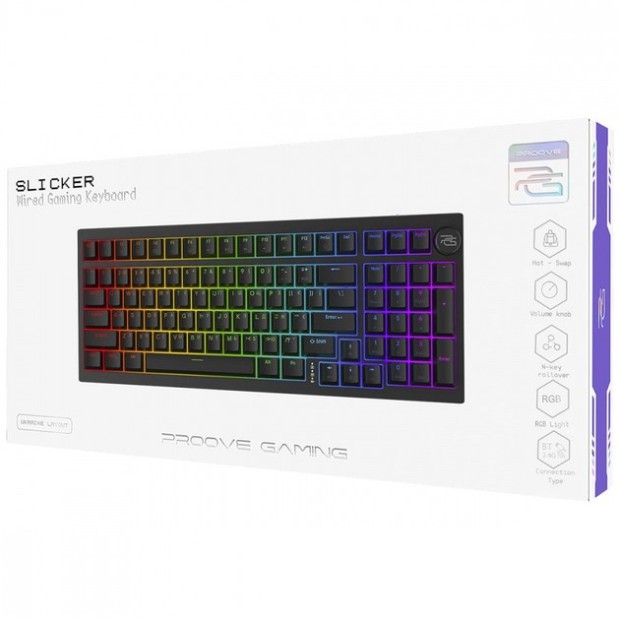 Бездротова клавіатура Proove Gaming Slicker (Біла)