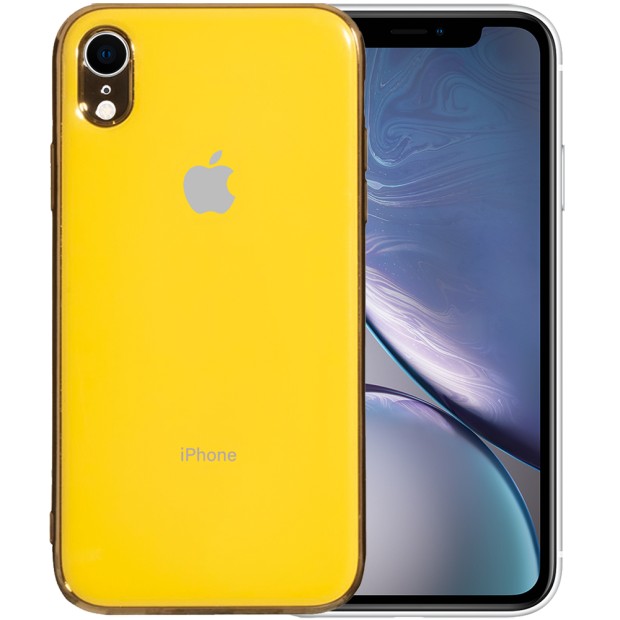 Силіконовий чохол Zefir для Apple iPhone XR (жовтий)