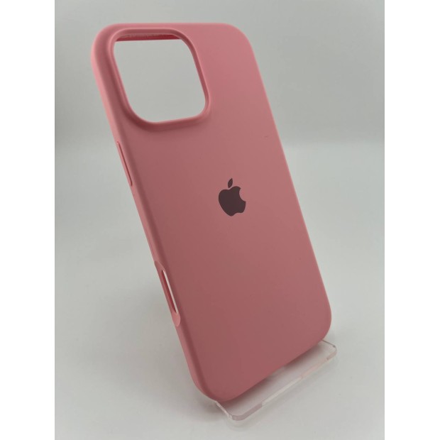 Оригінальний силіконовий чохол для Apple iPhone 16 Pro Max (36) Candy Pink