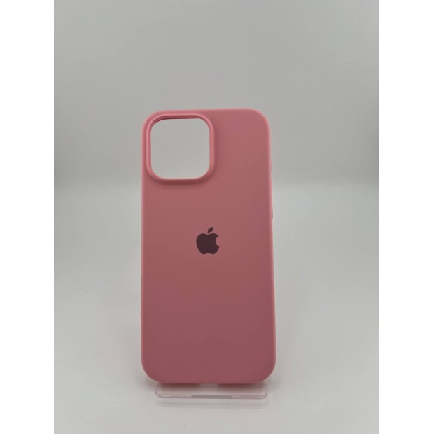 Оригінальний силіконовий чохол для Apple iPhone 16 Pro Max (36) Candy Pink