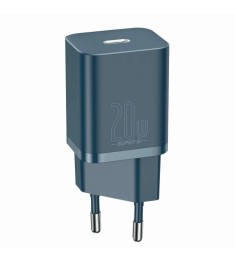 Baseus Super Si Quick Charger 20W PD QC EU (Type-C) (Blue) CCSUP-B03