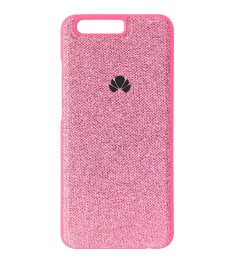 Силикон Textile Huawei P10 (Розовый)