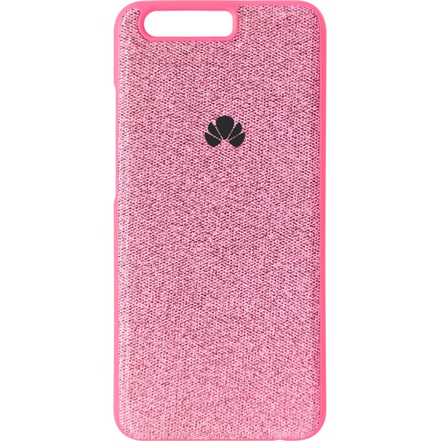 Силіконовий чохол Textile для Huawei P10 (Рожевий)
