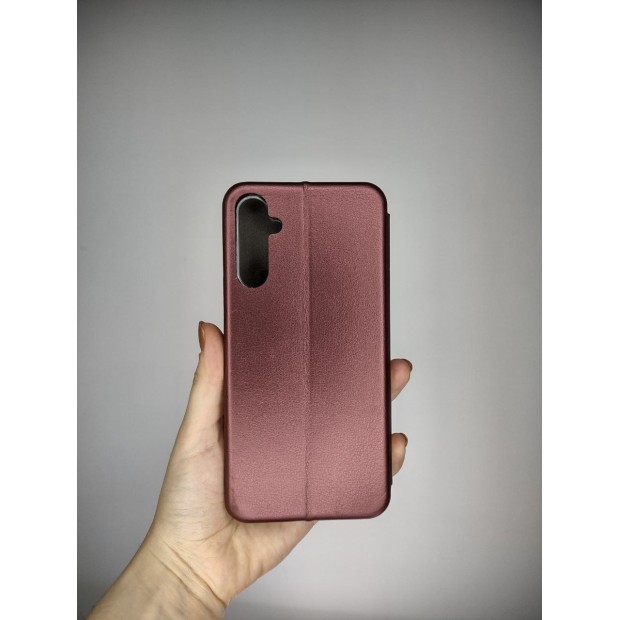 Чехол-книжка Оригинал Samsung Galaxy A24 (Бордовый)