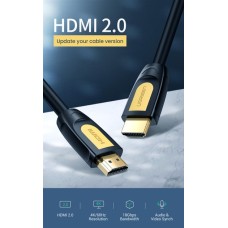 Кабель UGREEN HD101 HDMI - HDMI (1m) (Yellow/Black)