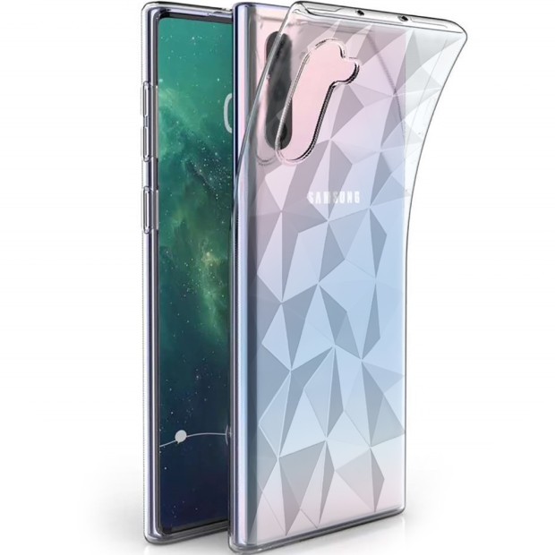 Силикон Prism Case Samsung Galaxy Note 10 (Прозрачный)