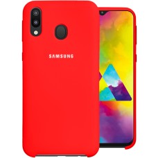 Силіконовий оригінальний чохол Samsung Galaxy M20 (Червоний)