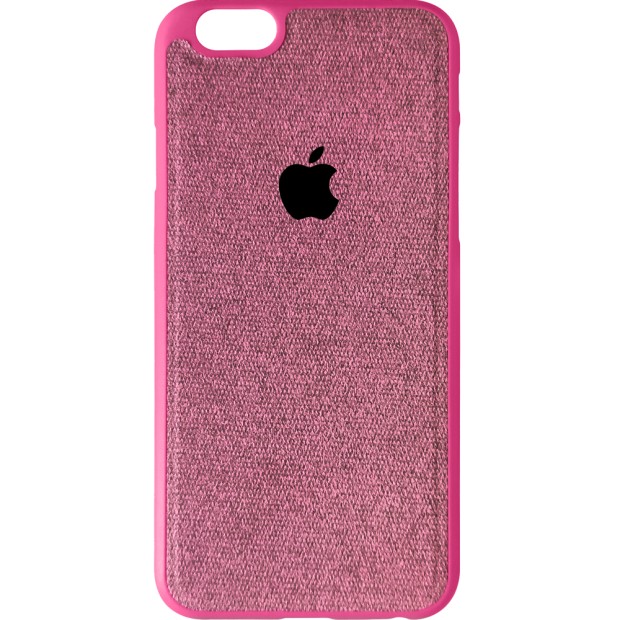 Силикон Textile Apple iPhone 6 / 6s (Розовый)