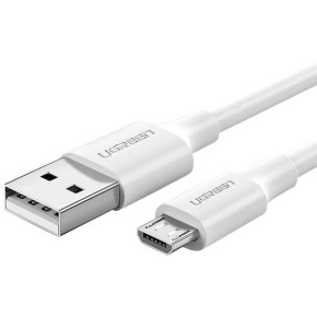 USB-кабель UGREEN US289 2A (1m) (MicroUSB) (White) (60141)