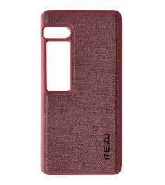 Силикон Textile Meizu Pro 7 (Бордовый)