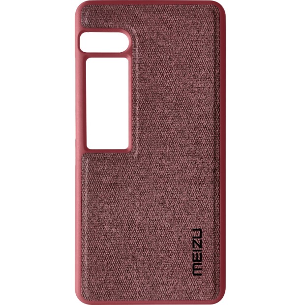 Силикон Textile Meizu Pro 7 (Бордовый)