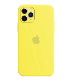 Силикон Original RoundCam Case Apple iPhone 11 Pro (47) Lemon