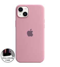 Силіконовий оригінальний круглий чохол Apple iPhone 14 Plus (Чорниця)