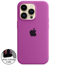 Силіконовий оригінальний чохол-кейс для Apple iPhone 14 Pro (02) ультрафіолетовий