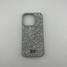 Bling World Rock Diamond чохол для iPhone 15 Pro Max (Білий Титан)