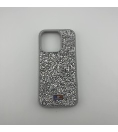 Bling World Rock Diamond чохол для iPhone 15 Pro Max (Білий Титан)
