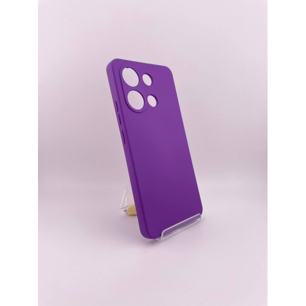 Силіконовий чохол Original Xiaomi Redmi Note 13 4G (ShutCam) (Фіолетовий)