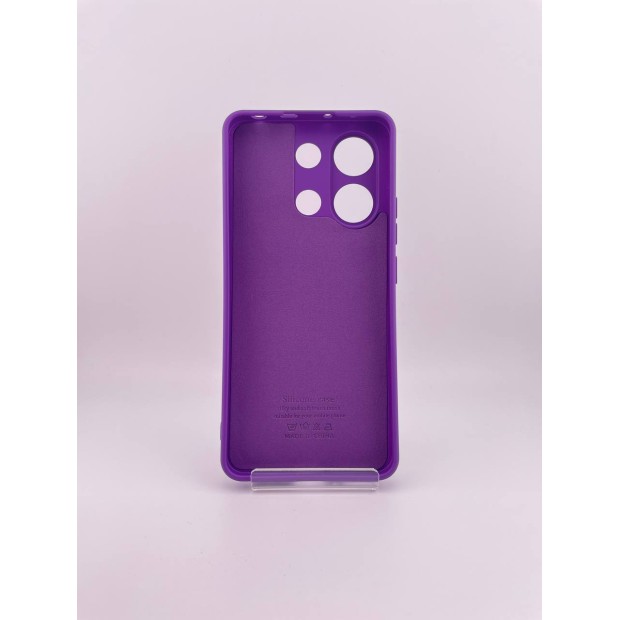 Силіконовий чохол Original Xiaomi Redmi Note 13 4G (ShutCam) (Фіолетовий)