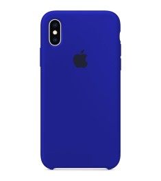 Силіконовий оригінальний чохол Apple для iPhone XS Max (48) Ультрамарин.