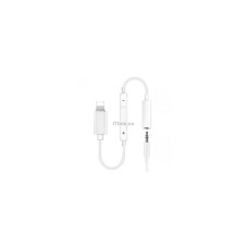 Переходник XoKo Lightning to 3,5mm + mic (Белый) OPT-MH020