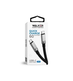 USB-кабель Walker C915 (1m) (Type-C - Type-C) (Чорний)